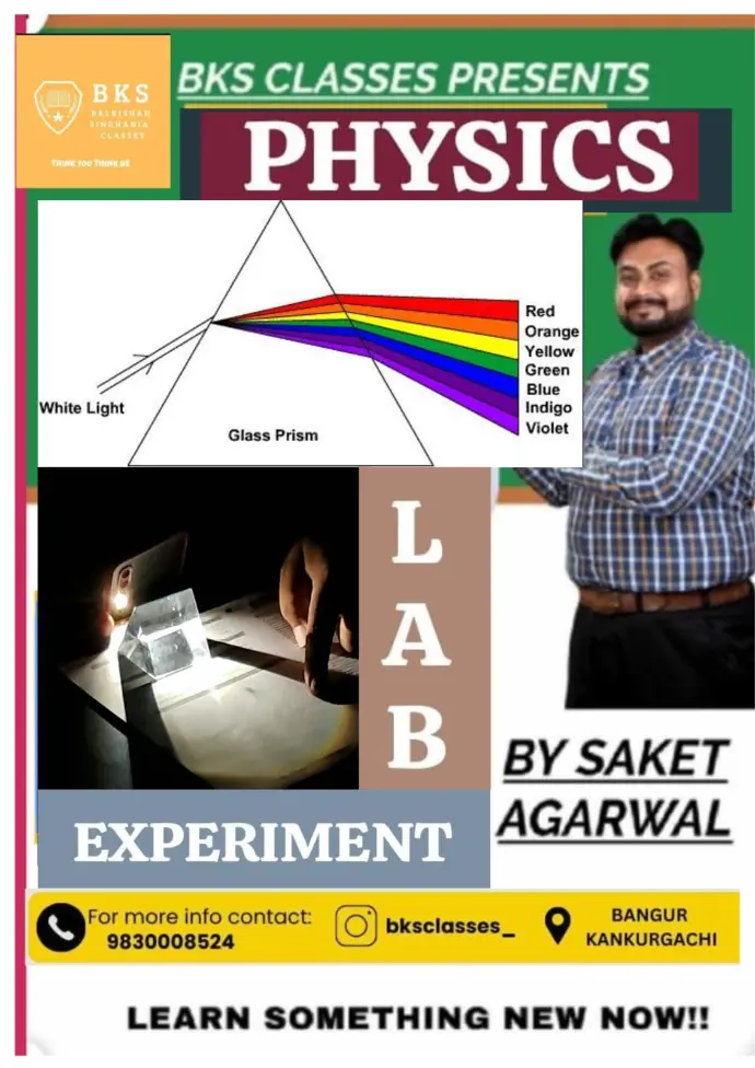 Physics lab experiment coaching by Saket Agarwal — offline science classes near Rishra Serampore Howrah